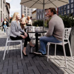 Ferrea bord med rund Ø70 cm skiva - Bild 3