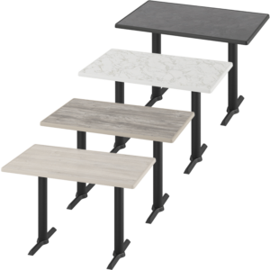 Ferrea bord med rektangulär 115x70 cm skiva