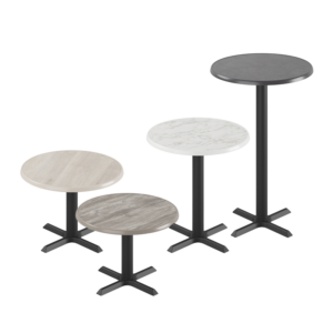 Ferrea bord med rund Ø70 cm skiva